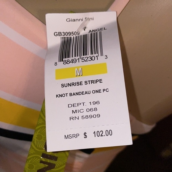 NWT Gianni Bini bathing suit size - M - Picture 4 of 4